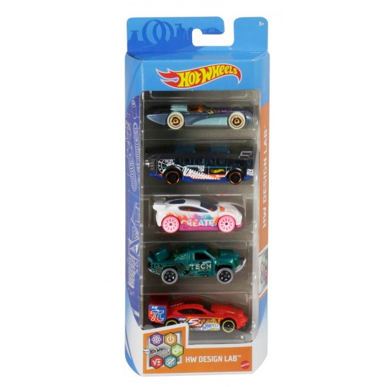 Set 5 masini Hot Wheels Design Lab