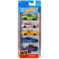 Set 5 masini Hot Wheels Flames