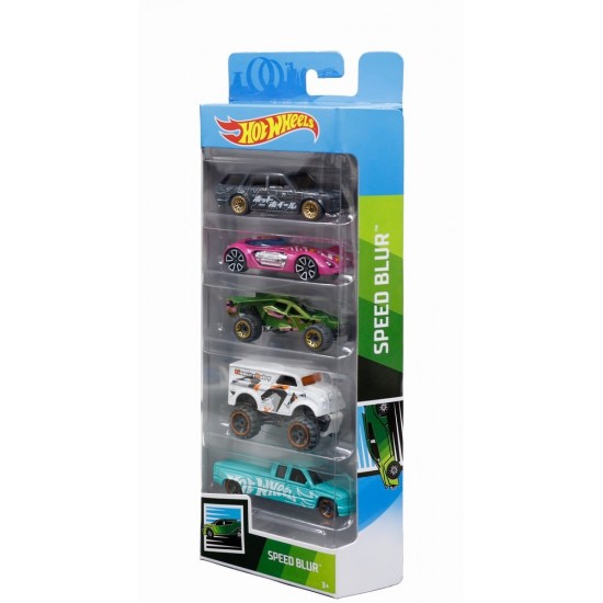 Set 5 masini Hot Wheels Speed Blur