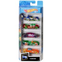 Set 5 masini Hot Wheels X Raycers