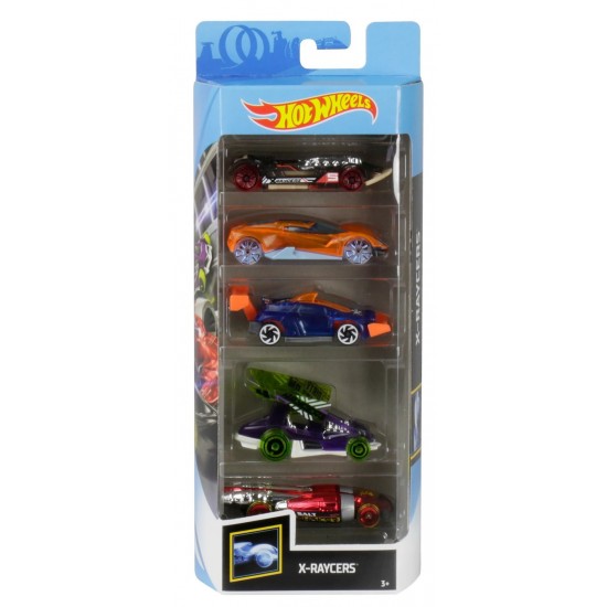 Set 5 masini Hot Wheels X-Raycers