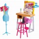 Set de joaca Barbie Mobilier Studio Moda