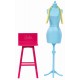 Set de joaca Barbie Mobilier Studio Moda