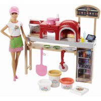 Papusa Barbie Pizza Chef cu accesorii