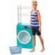 Set de joaca Barbie - Ken cu mobilier si accesorii spalatorie