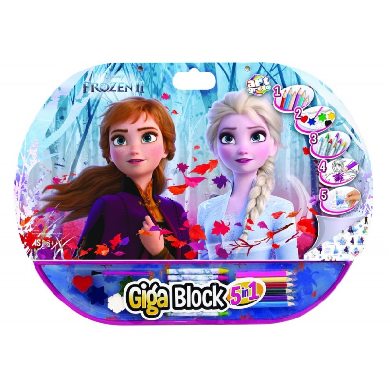 Set pentru desen 5 in 1 Gigablock Frozen 2 Set pentru desen 5 in 1 Gigablock Frozen 2