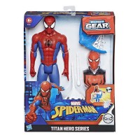 Figurina Spider-Man cu echipament si lansator 30 cm