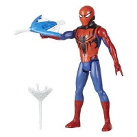 Figurina Spider-Man cu echipament si lansator 30 cm
