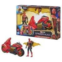 Set Spider-Man cu figurina 15 cm si vehicul