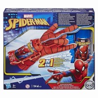 Lansator Spider-Man cu manusa 2 in 1 cu spuma si apa