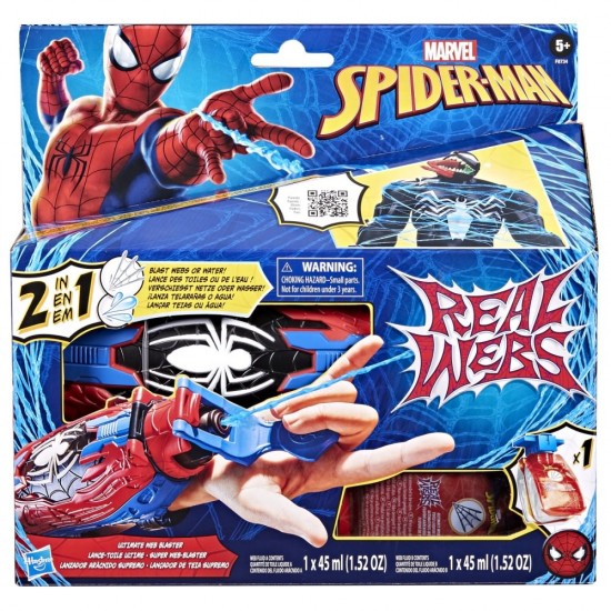 Blaster Spiderman cu panza de paianjen