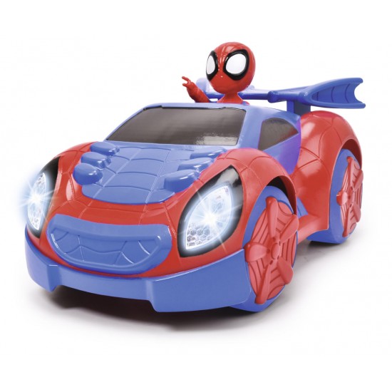 Masinuta cu telecomanda Web Racer Spidey Prietenii Extraordinari scara 1:18 