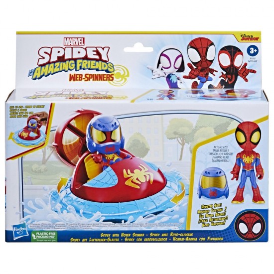 Set masinuta si figurina Spidey Prietenii Extraordinari 