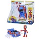 Set masinuta, figurina si accesoriu Spidey Prietenii Extraordinari 