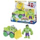 Set masinuta si figurina Hulk Spidey Prietenii Extraordinari 