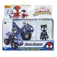 Set vehicul si figurina Black Panther Spidey Prietenii Extraordinari 