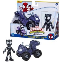 Set vehicul si figurina Black Panther Spidey Prietenii Extraordinari 