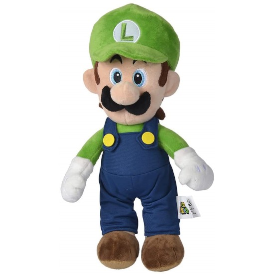 Jucarie plus Super Mario Luigi 30 cm