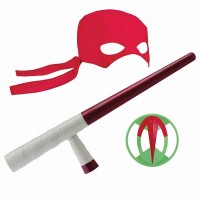 Set masca si accesorii Raphael Testoasele Ninja
