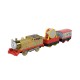 Locomotiva Golden Thomas motorizata cu 2 vagoane si accesorii