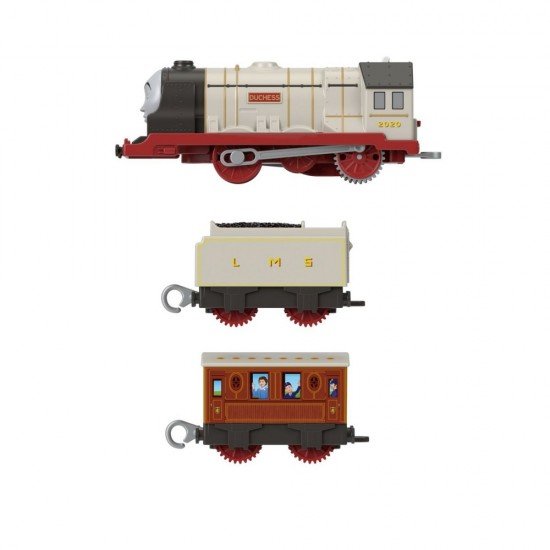 Locomotiva motorizata Thomas Duchess cu 2 vagoane si accesorii