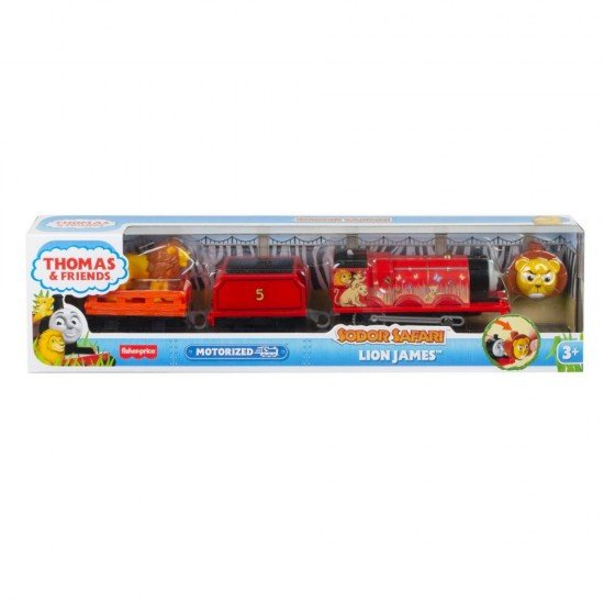 Locomotiva motorizata Thomas Safari Lion James