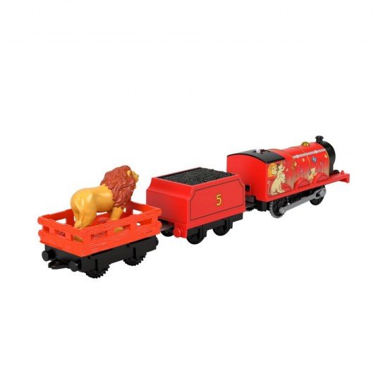 Locomotiva motorizata Thomas Safari Lion James