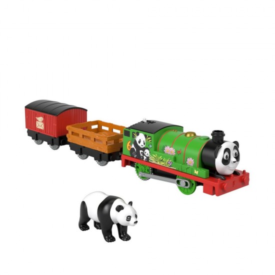 Locomotiva motorizata Safari Panda Percy