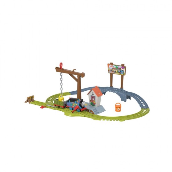 Set de joaca Thomas Paint Delivery cu locomotiva motorizata 