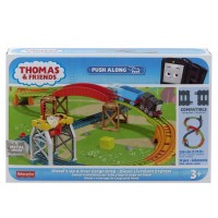 Set de joaca Thomas cu locomotiva Push Along Diesel si accesorii