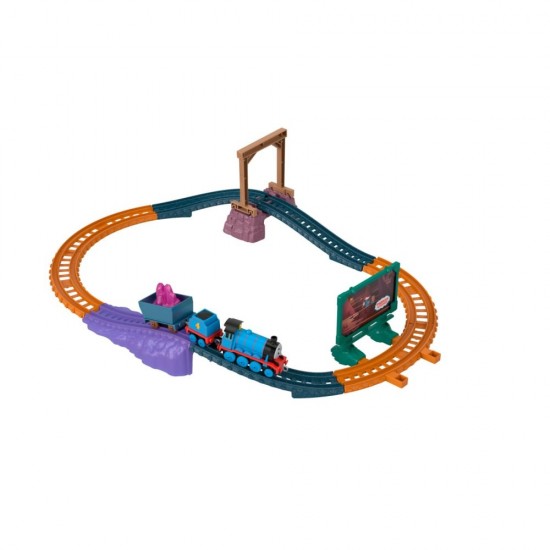 Set de joaca Thomas cu locomotiva Push Along Gordon si accesorii