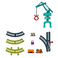 Set de joaca cu locomotiva Push Along Nia si accesorii