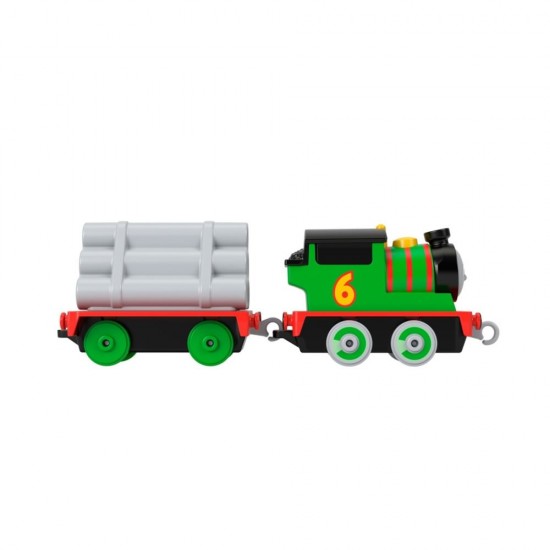 Set de joaca Thomas cu locomotiva Push Along Percy si accesorii