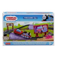 Set de joaca Thomas cu locomotiva Push Along Thomas si accesorii
