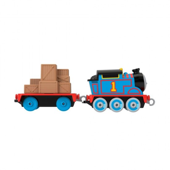 Set de joaca cu locomotiva Push Along Thomas si accesorii