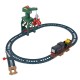 Set de joaca Thomas cu locomotive Diesel si Cranky motorizate si accesorii