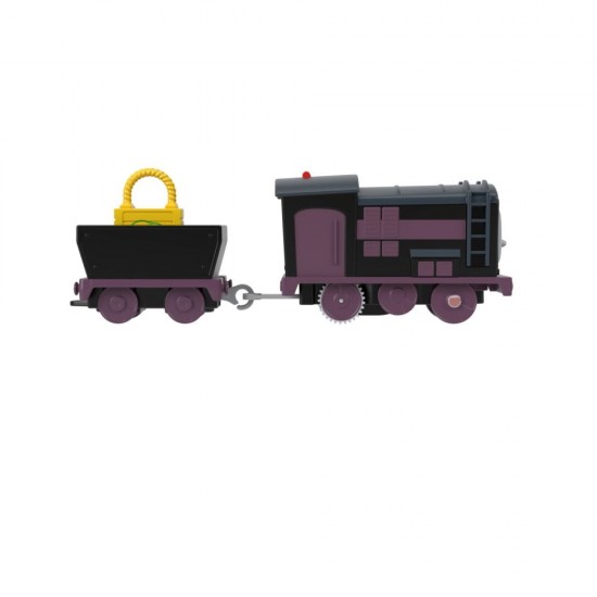 Set de joaca Thomas cu locomotive Diesel si Cranky motorizate si accesorii