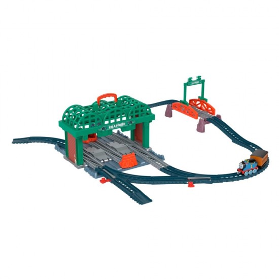 Set de joaca motorizat Thomas - Gara Knapford