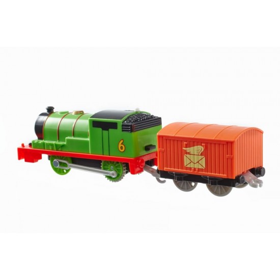 Locomotiva Percy cu vagon Thomas Trackmaster 