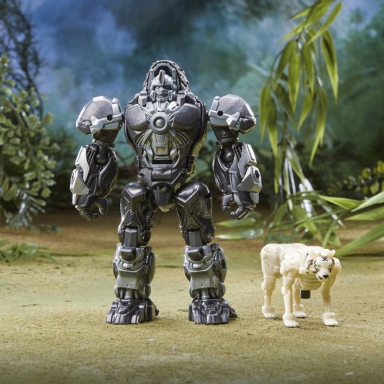 Set 2 figurine Optimus Primal si Arrowstripe Transformers 7 Beast Alliance 