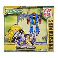 Set Transformers Cyberverse Bumblebee si Dinobot Swoop 14 cm