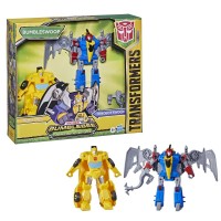 Set Transformers Cyberverse Bumblebee si Dinobot Swoop 14 cm