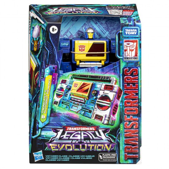 Figurina Transformers Legacy Evolution Twincast & Autobot Rewind 17 cm