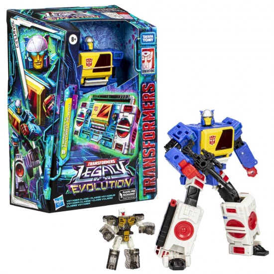 Figurina Transformers Legacy Evolution Twincast & Autobot Rewind 17 cm