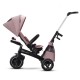 Tricicleta pentru copii Kinderkraft Easytwist Mauvelous Pink cu scaun reversibil si copertina protectie UV