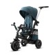 Tricicleta pentru copii Kinderkraft Easytwist Midnight Green cu scaun reversibil si copertina protectie UV