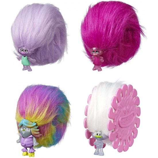 Set bratari sclipitoare Hair Huggers Trolls