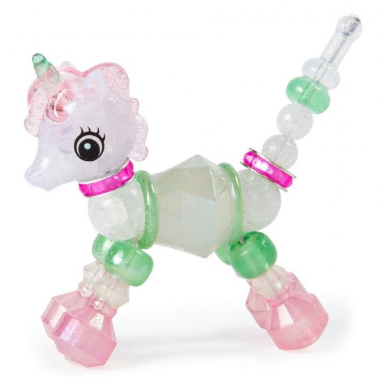 Set 3 bratari animalute koala, unicorn si surpriza Twisty Petz 