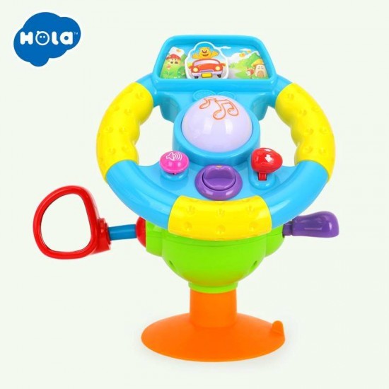 Volan interactiv muzical si multifunctional Hola Toys