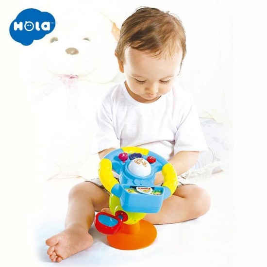 Volan interactiv muzical si multifunctional Hola Toys